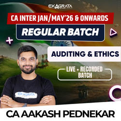 CA Intermediate Regular Course for Auditing & Ethics Jan’26, May’26 & Onwards | Online Live Classes by CA Aakash Pednekar