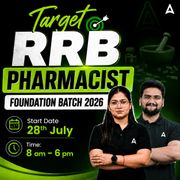 Target-RRB Pharmacist Foundation Batch 2026 Online Live Classes by Adda247