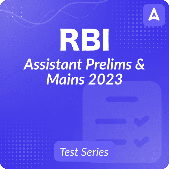 RBI Assistant 2026 Mock Test Series