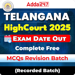 TELANGANA HIGH COURT( GRADUATE LEVEL) MCQ BATCH (BRAIN POWER BATCH) | Online Live Classes by Adda 247