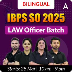 IBPS SO 2025 | LAW Officer Batch | Online Live Classes by Adda 247