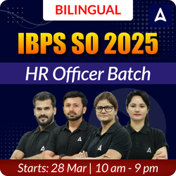 IBPS SO 2025 | HR Officer Batch | Online Live Classes by Adda 247