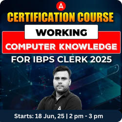 Certification Course | Working Computer Knowledge for IBPS Clerk 2025 | Online Live Classes by Adda 247