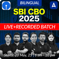 SBI CBO 2025 | Bilingual | Online Live + Recorded Classes by Adda 247