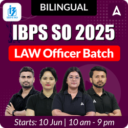 IBPS SO 2025 | LAW Officer Batch | Online Live + Recorded Classes by Adda 247