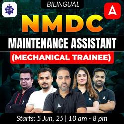 Selection Batch - NMDC Maintenance Assistant (Mechanical Trainee) 2025 | Hinglish | Online Live Classes by Adda247