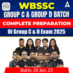 WBSSC Group C & Group D Batch | Complete Preparation Of Group C & D Exam 2025 | Online Live Class By Adda247