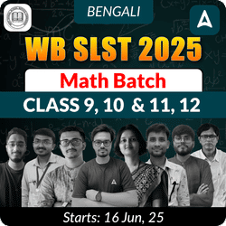 WB SLST 2025 Math (Class IX - X & XI-XII) | Complete Live+ Recorded Classes Bengali Medium Batch By Adda247