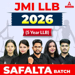 JMI LLB 2026 (5 Year LLB) SAFALTA BATCH | Complete Live Classes By Adda247 (As per Latest Syllabus)