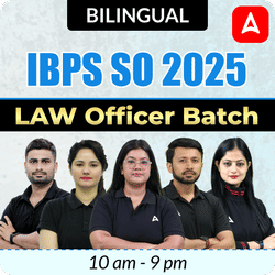 IBPS SO 2025 | LAW Officer Batch | Online Live + Recorded Classes by Adda 247