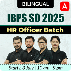 IBPS SO 2025 | HR Officer Batch | Online Live Classes by Adda 247