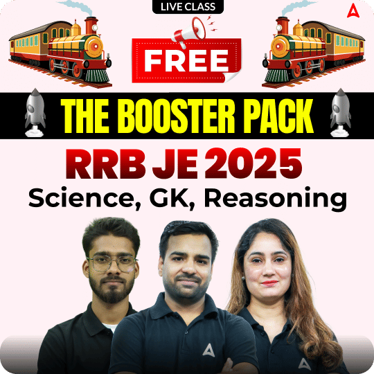 The Booster Pack – RRB JE 2025 (Non-Tech) | Bilingual | Free Online Batch by Adda247