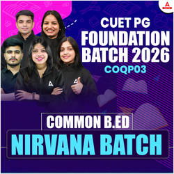 CUET PG Bed 2026 Live Batch | COQP03 | NIRVANA BATCH | Online Coaching by Adda247