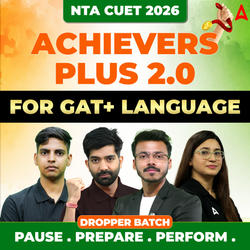 CUET 2026 ACHIEVERS PLUS 2.0 GAT+LANGUAGE- DROPPERS BATCH | CUET UG Online Coaching by Adda247