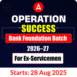 Operation Success: Bank Foundation Batch 2026–27 for Ex-Servicemen | Online Live Classes by Adda 247