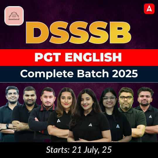 DSSSB PGT English Complete Batch 2025 | Online Live Classes by Adda247
