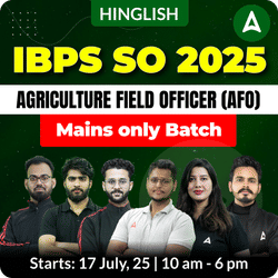 IBPS SO AFO Mains Only Batch with eBook and Test Series for 2025 Exams  | Online Live Classes by Adda 247