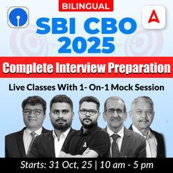 SBI CBO 2025 | Complete Interview Preparation | Live Classes With 1-on-1 Mock Session By Adda 247