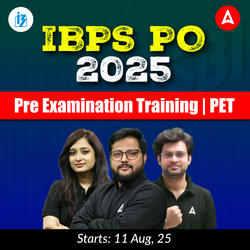 IBPS PO 2025 | Pre Examination Training | PET | Online Live Classes by Adda 247