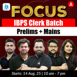 Focus 2025 IBPS Clerk Batch | Prelims + Mains | Online Live Classes by Adda 247