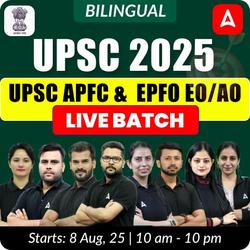 UPSC EPFO 2025 EO/AO & APFC Batch | Target 2025 | Online Live Classes by Adda 247