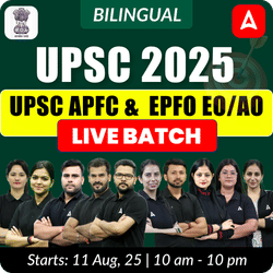 UPSC EPFO 2025 EO/AO & APFC Batch | Target 2025 | Online Live Classes by Adda 247