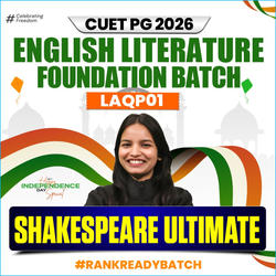 CUET PG MA ENGLISH LITERATURE 2026 | SHAKESPEARE ULTIMATE BATCH | Online Coaching By Adda247 (As per Latest Syllabus)
