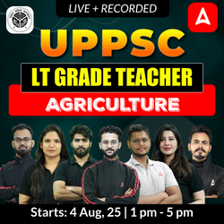 UPPSC LT Grade Teacher- Agriculture Complete Batch | Hinglish | Online Live + Recorded Classes By Adda247