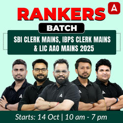 RANKERS for Mains | SBI IBPS & RRB Exams 2025 | Online Live + Recorded Classes by Adda 247
