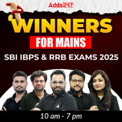 WINNERS for Mains | SBI IBPS & RRB Exams 2025 | Online Live Classes by Adda 247 | Online Live Classes by Adda 247