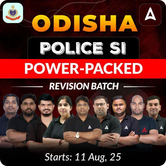 Odisha Police SI Power-Packed Revision Batch | Online Live Classes By Adda247