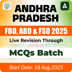 Andhra Pradesh  | FBO, ABO & FSO 2025 | Live Revision Through MCQs Batch | Online Live Classes By Adda247