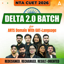 CUET 2026 Delta 2.0 Batch for Arts with GAT+LANGUAGE | CUET UG Online Coaching by Adda247