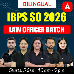 IBPS SO 2025 | LAW Officer Batch | Online Live + Recorded Classes by Adda 247