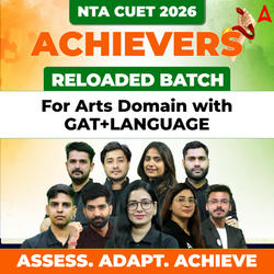 CUET UG 2026 ACHIEVERS RELOADED FOR ARTS DOMAIN with GAT+LANGUAGE | CUET UG Online Coaching by Adda247