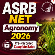 ASRB NET Agronomy 2026 Complete Batch | Online Live Classes By Adda247