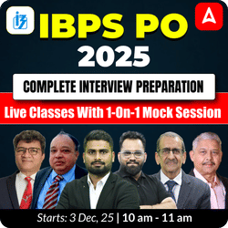 IBPS PO 2025 | Complete Interview Preparation | Live Classes With 1-on-1 Mock Session | Online Live Classes by Adda 247