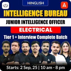 Intelligence Bureau (IB) - (Electrical) Grade-II 2025 | Junior Intelligence Officer (JIO) | Live Classes + Test Series | Hinglish | Online Live Classes by Adda 247
