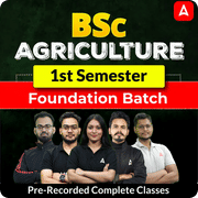 BSc Agriculture 1st Semester Foundation Batch | Pre Recorded Classes by Adda 247