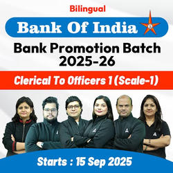 Bank Promotion Batch 2025-26 | Bank of India | Clerical to Officers (scale -1) | Bilingual | Online Live Classes by Adda 247