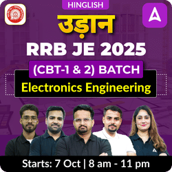 Udaan 1.0 - RRB JE 2025 Electronics Engineering (CBT-1&2) | Bilingual | Online Live Classes by Adda 247