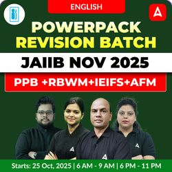 Powerpack Revision Batch | JAIIB NOV 2025 | PPB +RBWM+IEIFS+AFM |  | English Medium | Online Live Classes by Adda 247