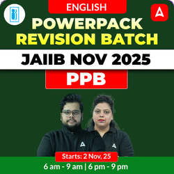 PPB | Powerpack Revision Batch | JAIIB NOV 2025 | English Medium | Online Live Classes by Adda 247