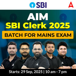 AIM SBI Clerk 2025 | Batch for Mains Exam | Online Live Classes by Adda 247