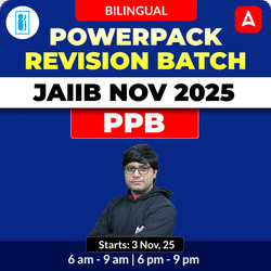 PPB | Powerpack Revision Batch | JAIIB NOV 2025 | Bilingual | Online Live Classes by Adda 247