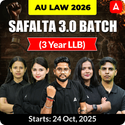 AU LAW 2026 (3 Year LLB) SAFALTA 3.0 BATCH | Complete Live Classes By Adda Education (As per Latest Syllabus)
