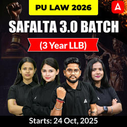 PU LAW 2026 (3 Year LLB) SAFALTA 3.0 BATCH | Complete Live Classes By Adda Education (As per Latest Syllabus)