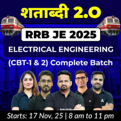 शताब्दी 2.0 - RRB JE 2025 Electrical Engineering (CBT-1&2) Complete Online Batch | Live + Recorded Classes By Adda247 | Online Live Classes by Adda 247