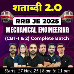 शताब्दी 2.0 - RRB JE 2025 Mechanical Engineering (CBT-1&2) Complete Batch | Live + Recorded Classes By Adda247 | Online Live Classes by Adda 247
