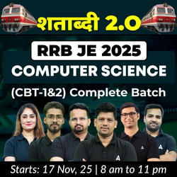 शताब्दी 2.0 - RRB JE 2025 Computer Science (CBT-1&2) Complete Batch | Online Live Classes by Adda 247